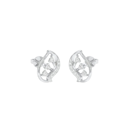 Little Sparkles Diamond Earrings 18 KT / White Gold