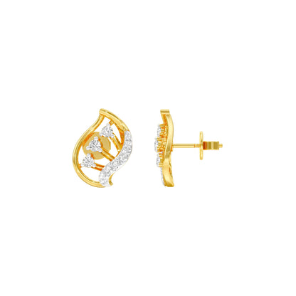Little Sparkles Diamond Earrings 18 KT / Yellow Gold