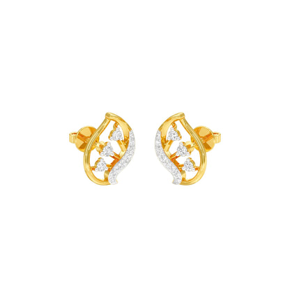 Little Sparkles Diamond Earrings 18 KT / Yellow Gold
