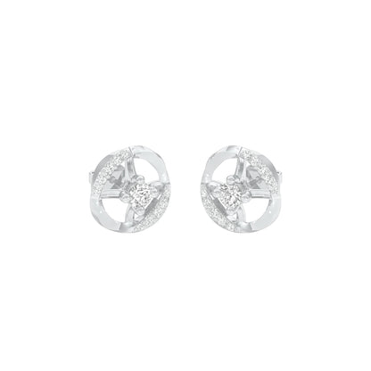 Steer Sparkles Diamond Earrings 18 KT / White Gold