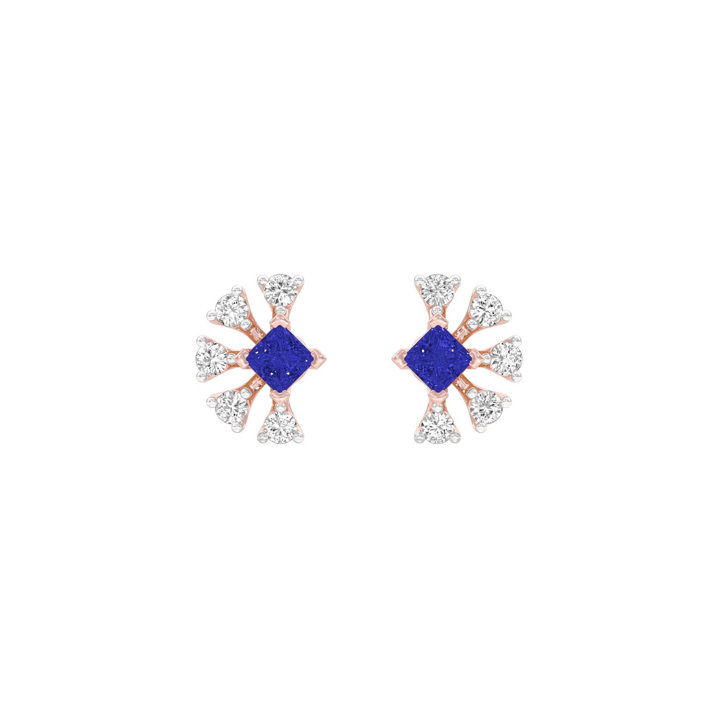 Soar High Diamond Earrings 9 KT / Rose Gold