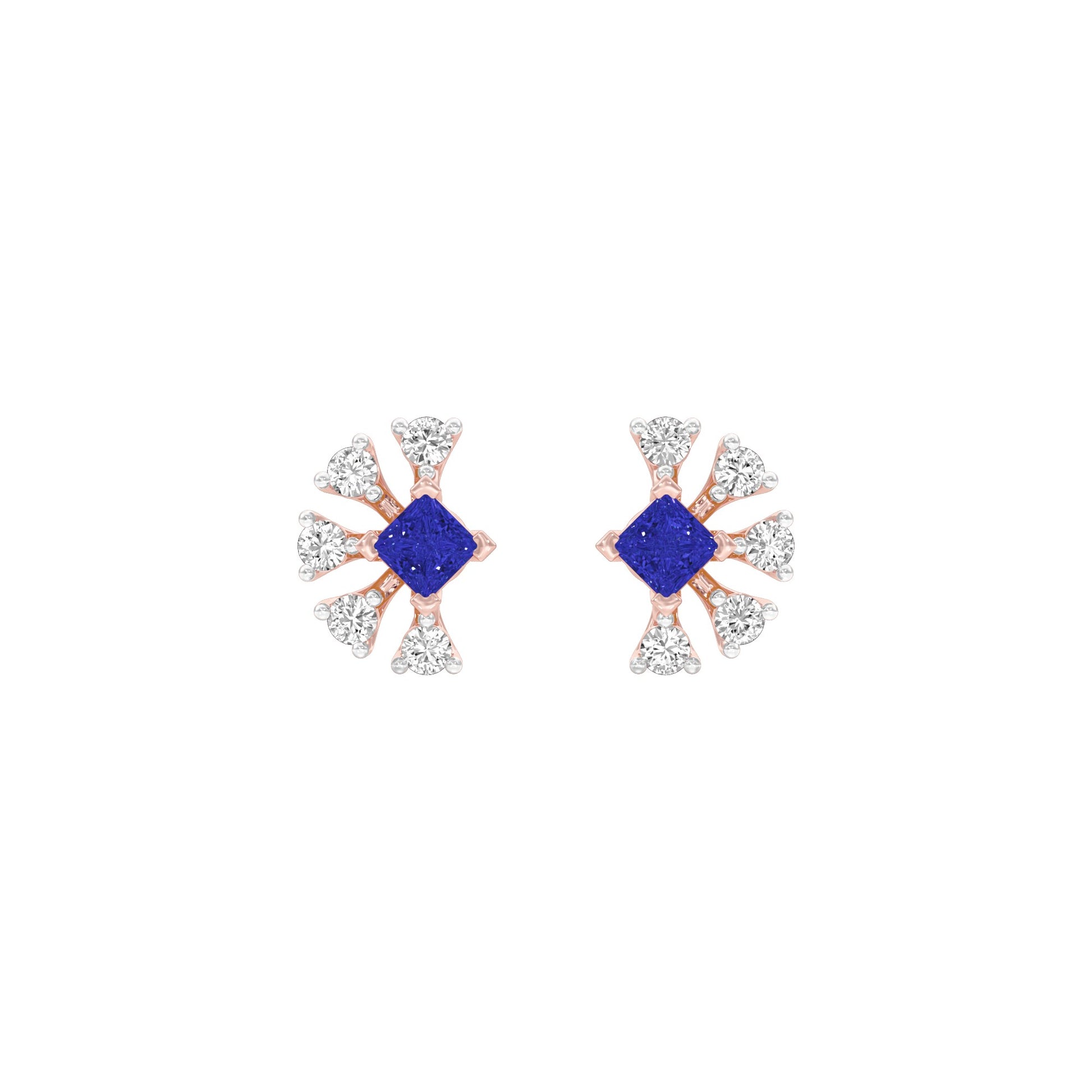 Soar High Diamond Earrings 9 KT / Rose Gold