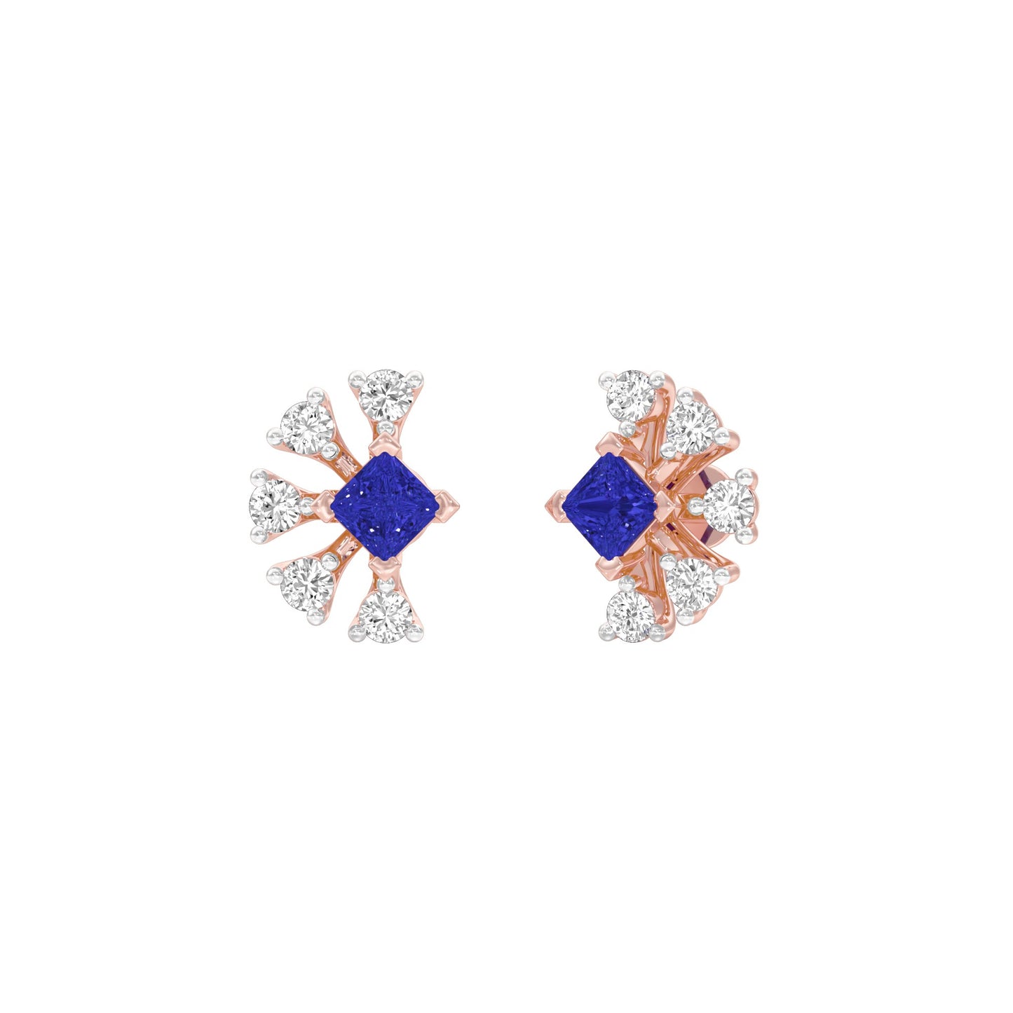 Soar High Diamond Earrings 9 KT / Rose Gold