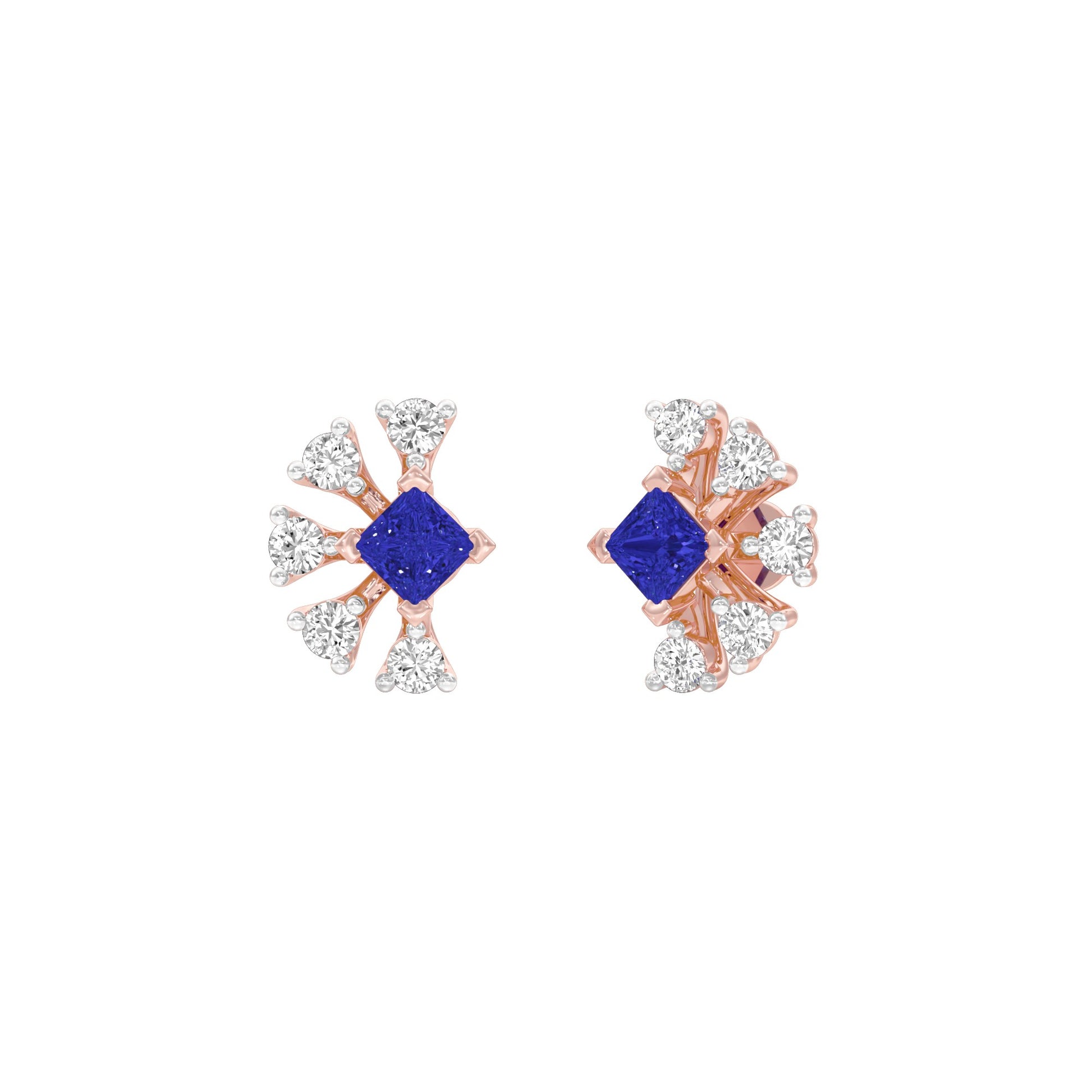 Soar High Diamond Earrings 9 KT / Rose Gold