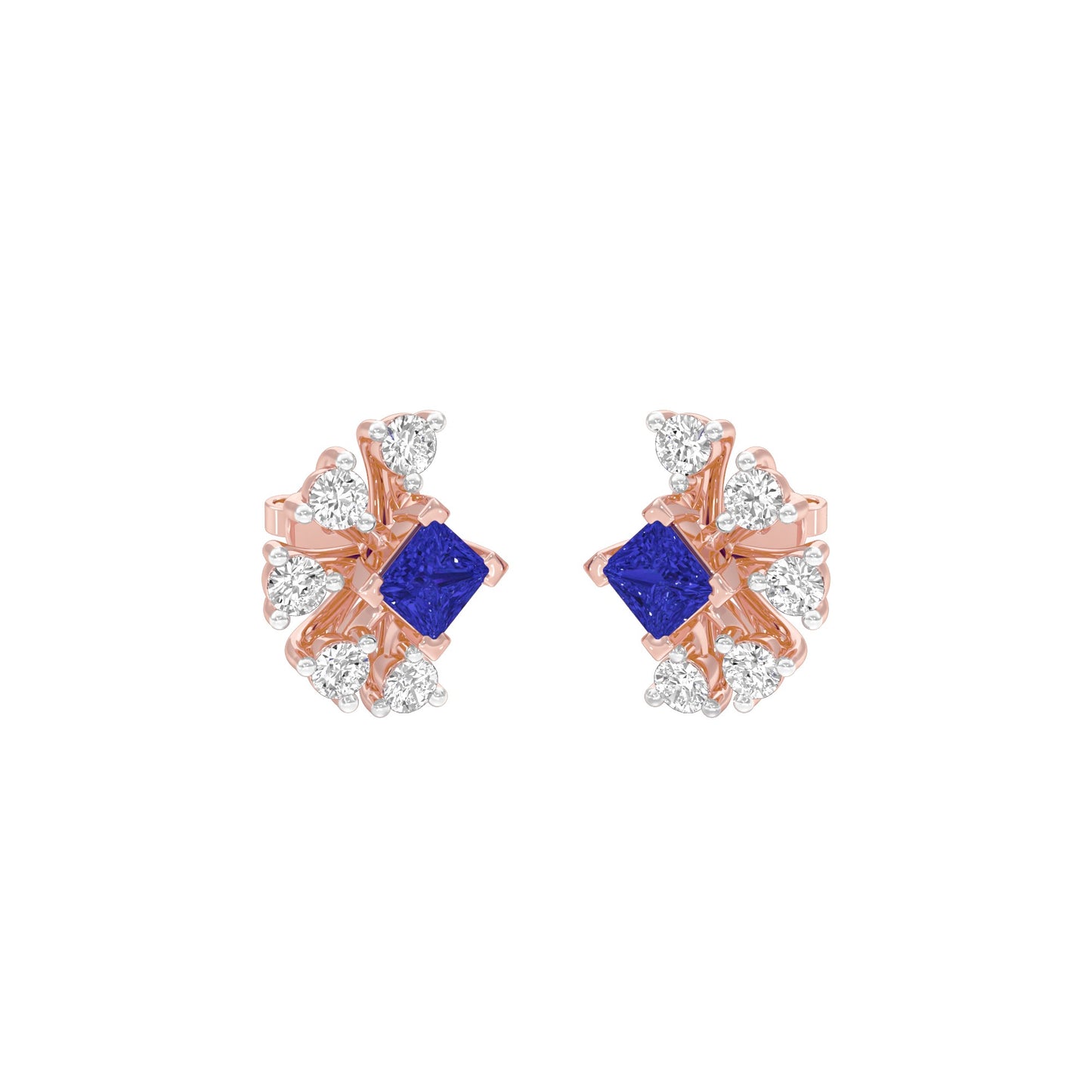 Soar High Diamond Earrings 9 KT / Rose Gold