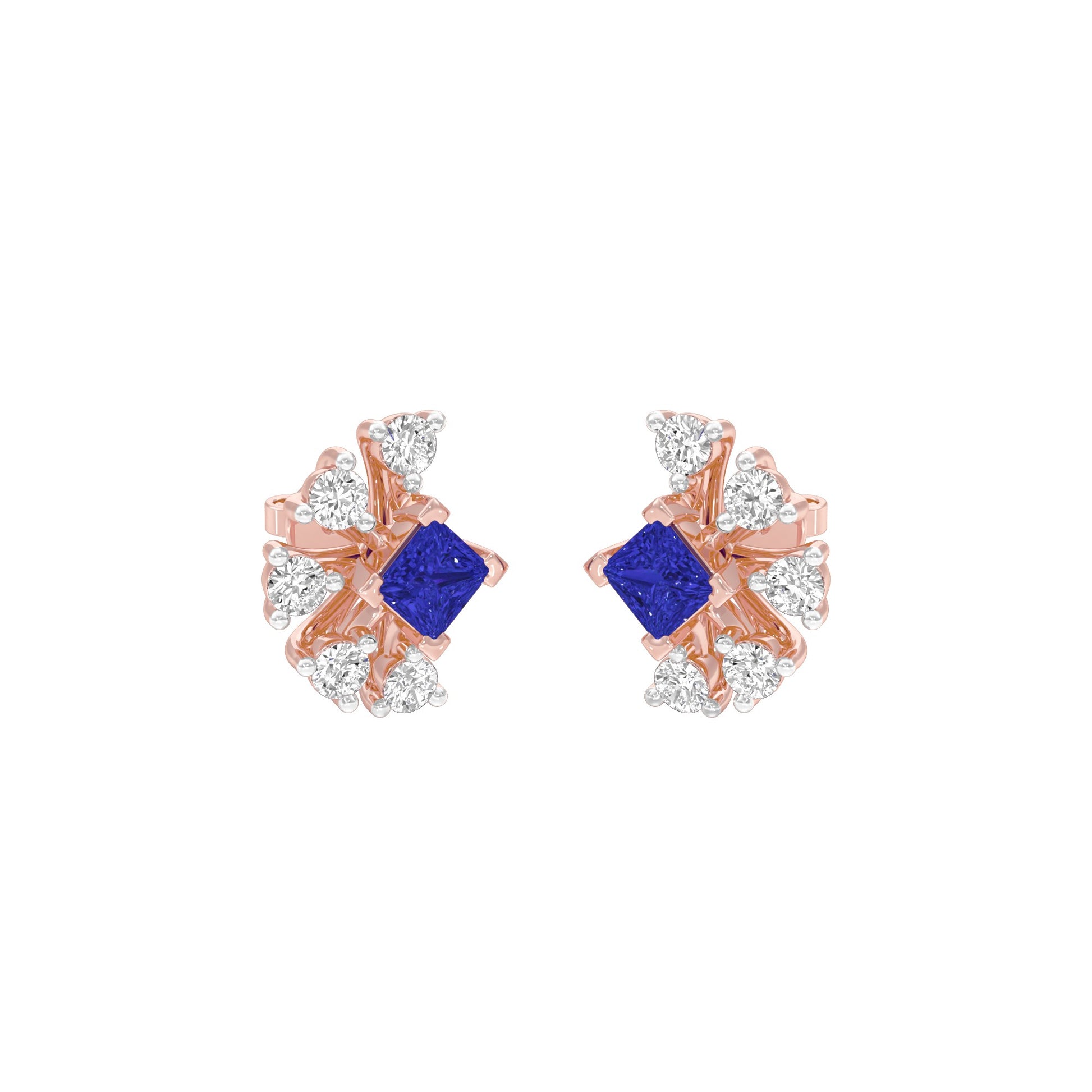 Soar High Diamond Earrings 9 KT / Rose Gold
