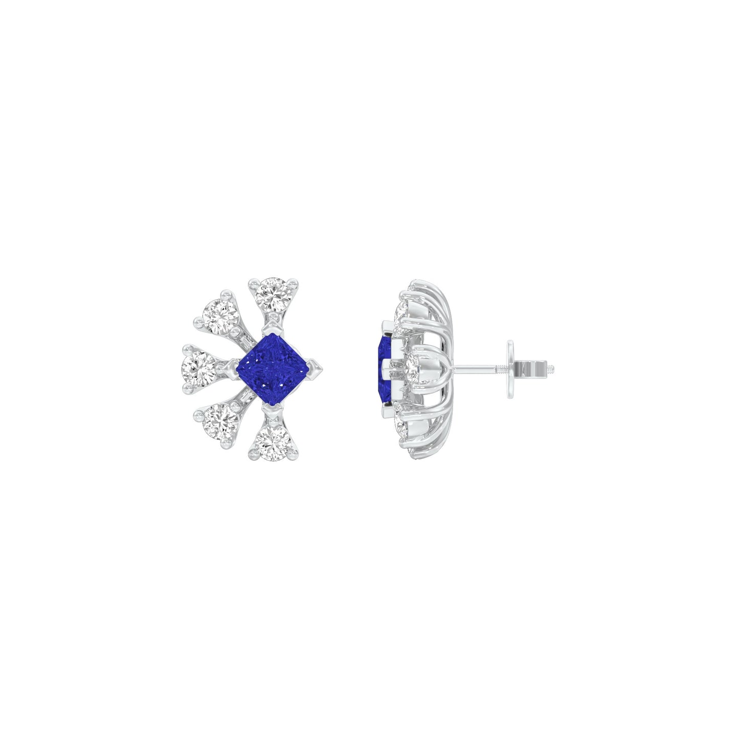 Soar High Diamond Earrings 9 KT / White Gold