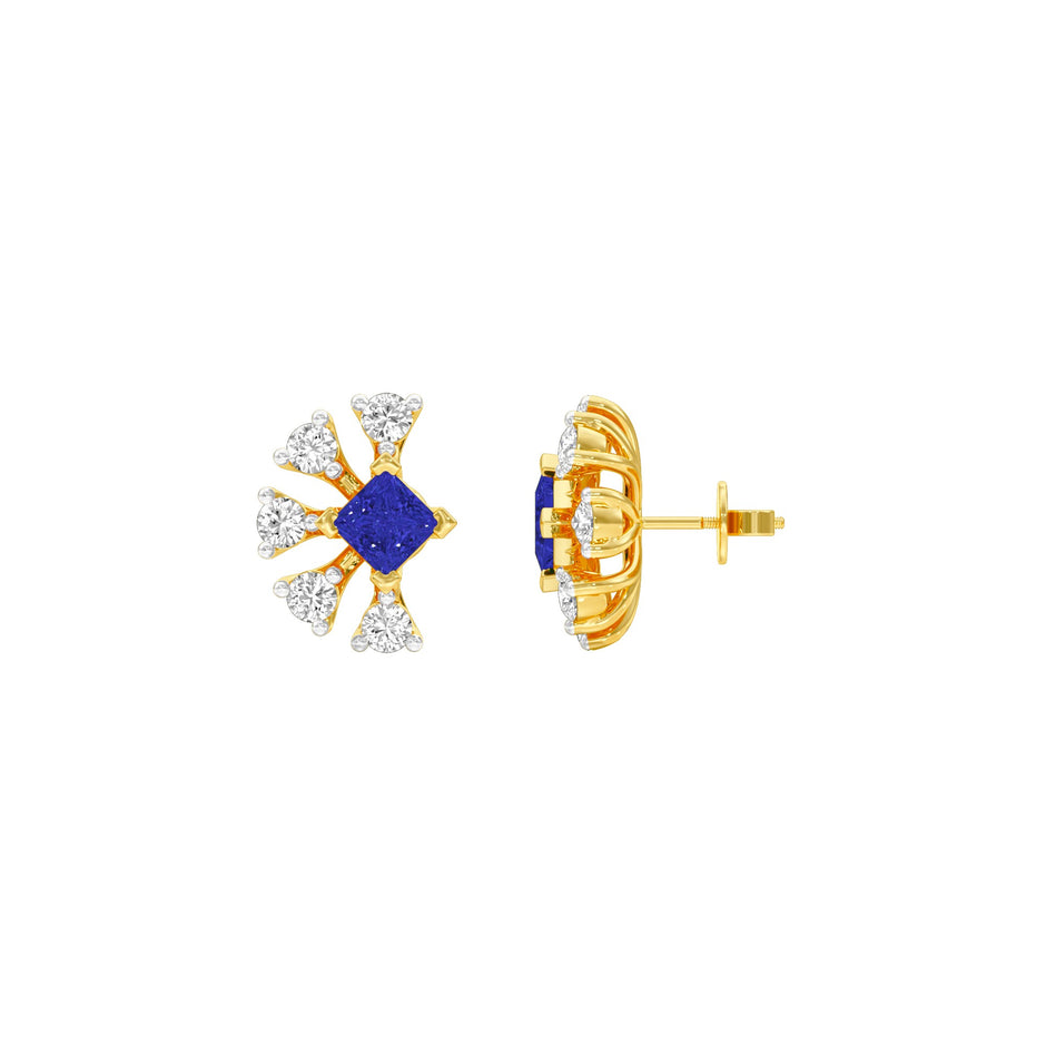 Soar High Diamond Earrings 9 KT / Yellow Gold