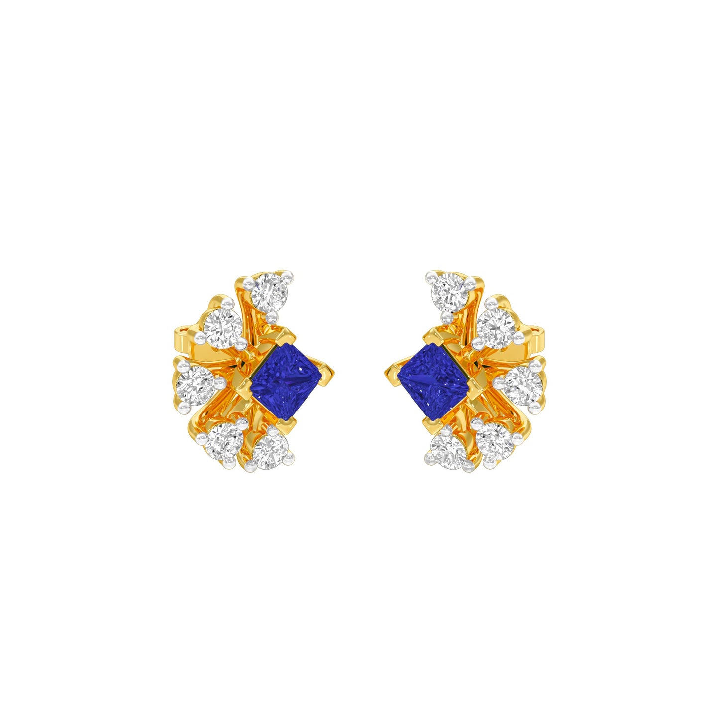 Soar High Diamond Earrings 9 KT / Yellow Gold