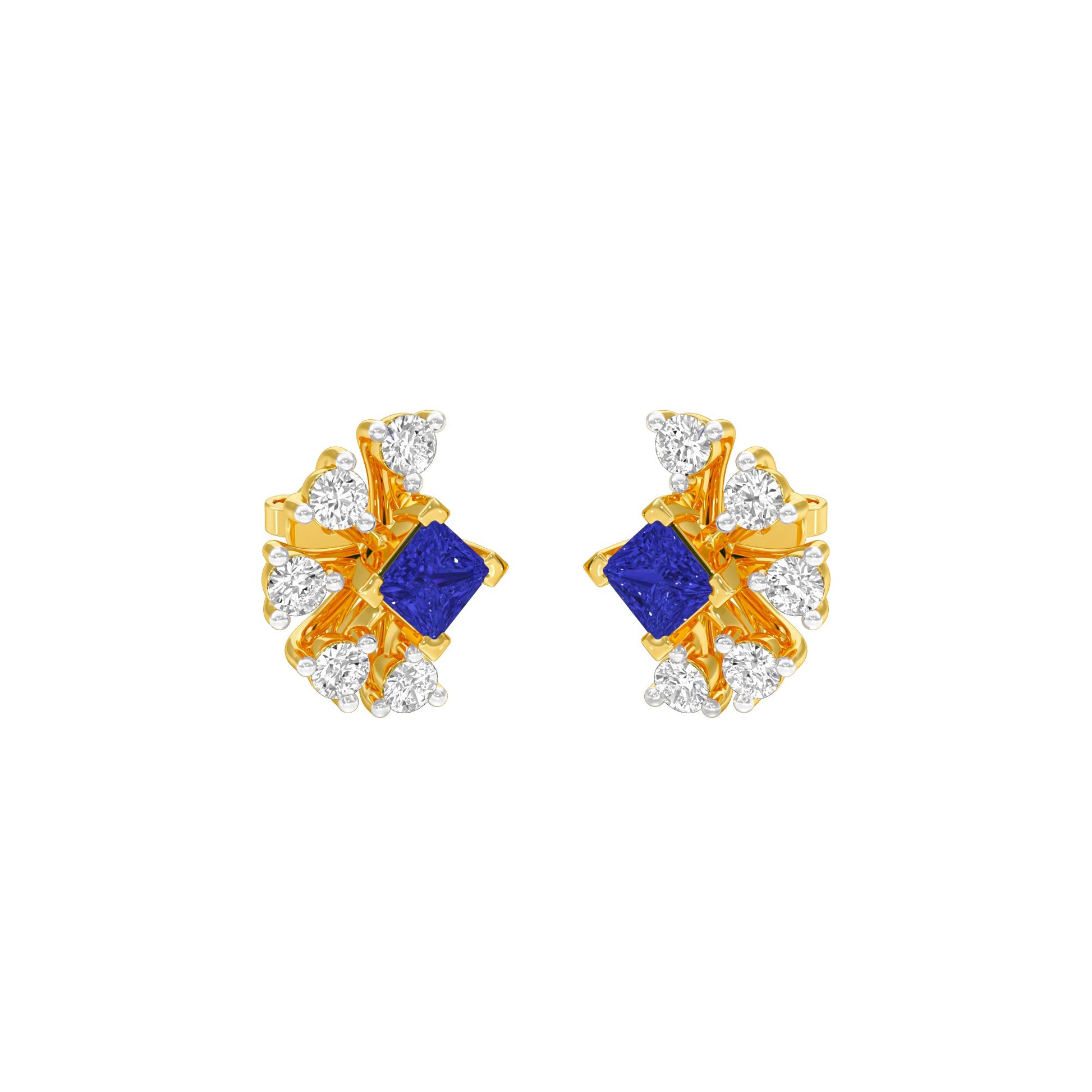 Soar High Diamond Earrings 9 KT / Yellow Gold