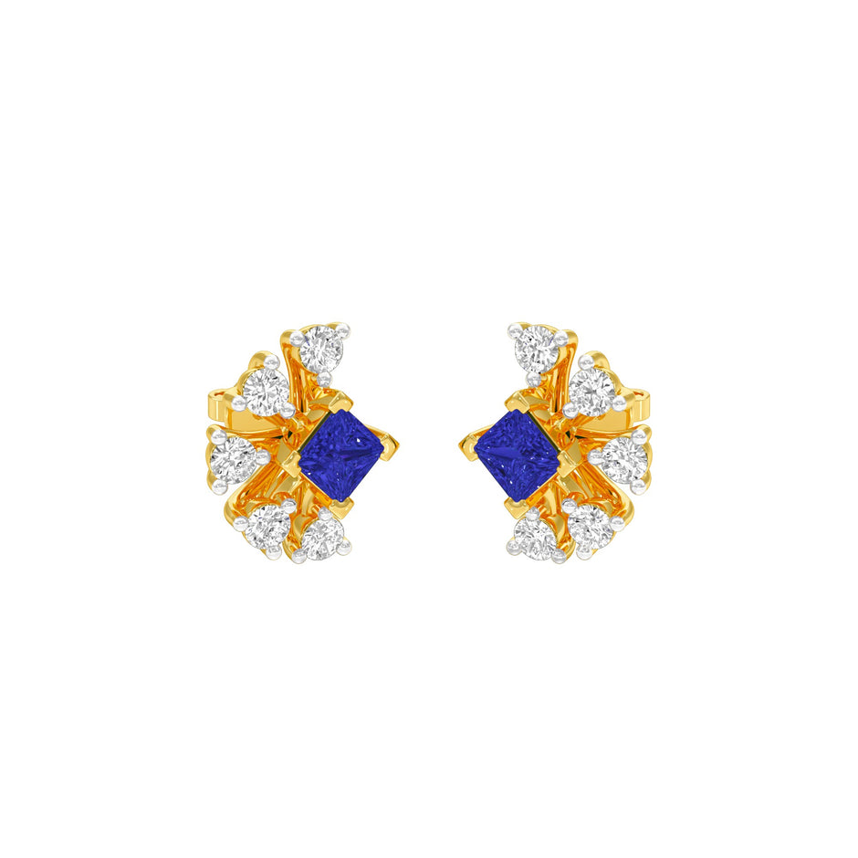 Soar High Diamond Earrings 9 KT / Yellow Gold