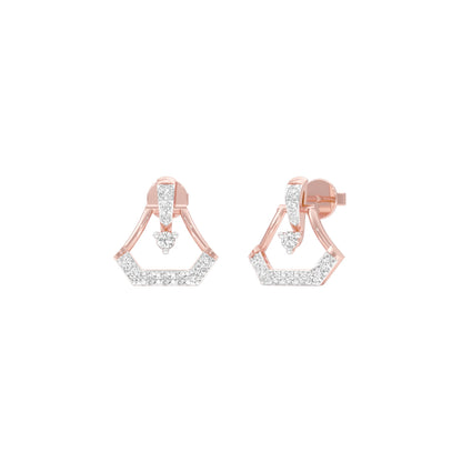 Splendour Diamond Earrings 18 KT / Rose Gold