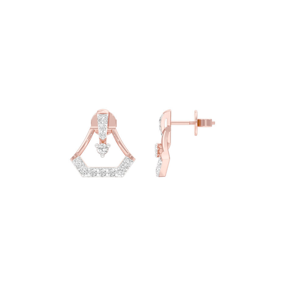 Splendour Diamond Earrings 18 KT / Rose Gold