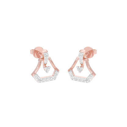Splendour Diamond Earrings 18 KT / Rose Gold