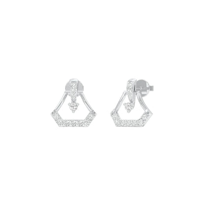 Splendour Diamond Earrings 18 KT / White Gold