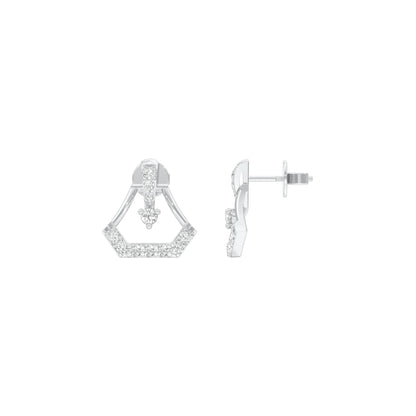 Splendour Diamond Earrings 18 KT / White Gold