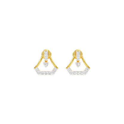 Splendour Diamond Earrings 18 KT / Yellow Gold