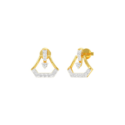 Splendour Diamond Earrings 18 KT / Yellow Gold