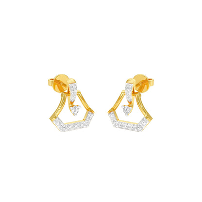 Splendour Diamond Earrings 18 KT / Yellow Gold