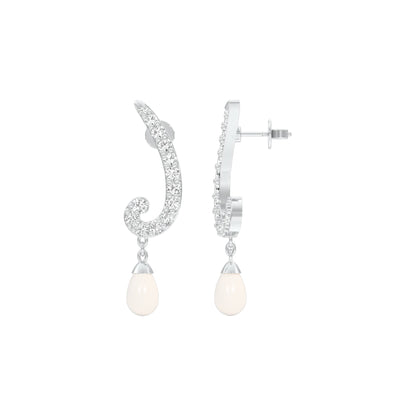 Crimson Musicals Diamond Danglers 18 KT / White Gold
