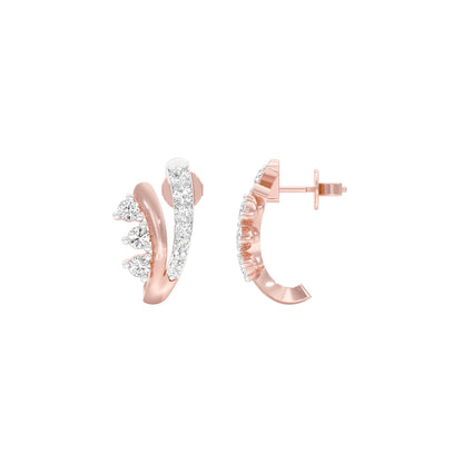 Phobe Diamond Earrings 18 KT / Rose Gold