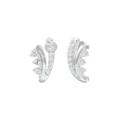 Phobe Diamond Earrings 18 KT / White Gold