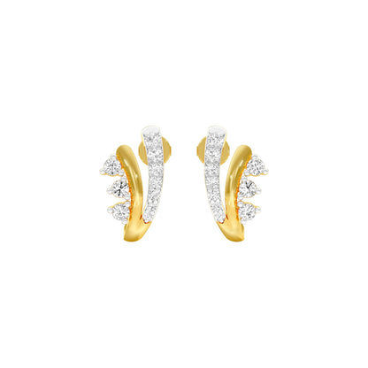 Phobe Diamond Earrings 18 KT / Yellow Gold