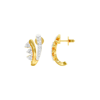 Phobe Diamond Earrings 18 KT / Yellow Gold