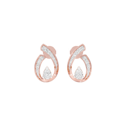 Dipped in Luxe Diamond Earrings 18 KT / Rose Gold