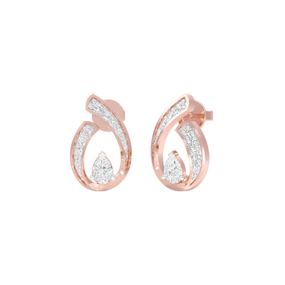 Dipped in Luxe Diamond Earrings 18 KT / Rose Gold