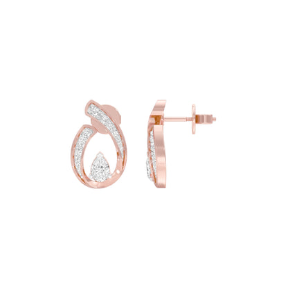 Dipped in Luxe Diamond Earrings 18 KT / Rose Gold