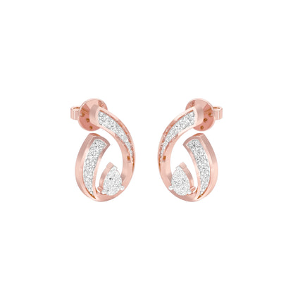 Dipped in Luxe Diamond Earrings 18 KT / Rose Gold