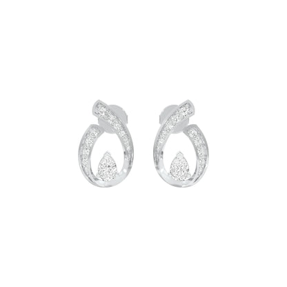 Dipped in Luxe Diamond Earrings 18 KT / White Gold