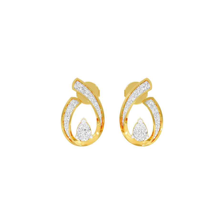 Dipped in Luxe Diamond Earrings 18 KT / Yellow Gold