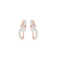 Sleek and Sweet Diamond Earrings 18 KT / Rose Gold