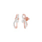 Sleek and Sweet Diamond Earrings 18 KT / Rose Gold