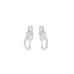 Sleek and Sweet Diamond Earrings 18 KT / White Gold