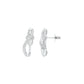 Sleek and Sweet Diamond Earrings 18 KT / White Gold