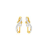 Sleek and Sweet Diamond Earrings 18 KT / Yellow Gold