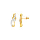 Sleek and Sweet Diamond Earrings 18 KT / Yellow Gold