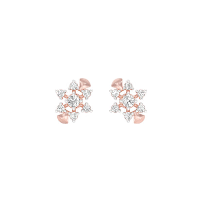 Starlight Diamond Earrings 18 KT / Rose Gold