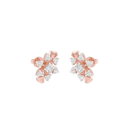 Starlight Diamond Earrings 18 KT / Rose Gold