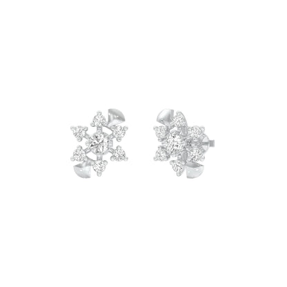 Starlight Diamond Earrings 18 KT / White Gold