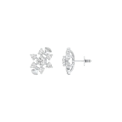 Starlight Diamond Earrings 18 KT / White Gold