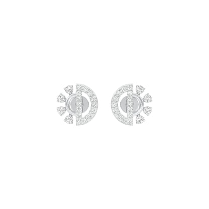 Dazzle D Diamond Earrings 18 KT / White Gold