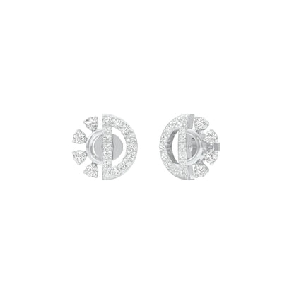 Dazzle D Diamond Earrings 18 KT / White Gold