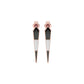 Black Dash Fashion Diamond Dangler Earrings 18 KT / Rose Gold