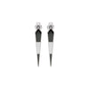 Black Dash Fashion Diamond Dangler Earrings 18 KT / White Gold