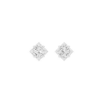 Petite Prism Diamond Stud Earrings 18 KT / Rose Gold