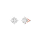 Petite Prism Diamond Stud Earrings 18 KT / Rose Gold